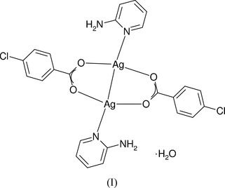 Iucr Bis M 4 Chlorobenzoato K2o O Bis 2 Aminopyridine Kn Silver I Ag Ag Monohydrate