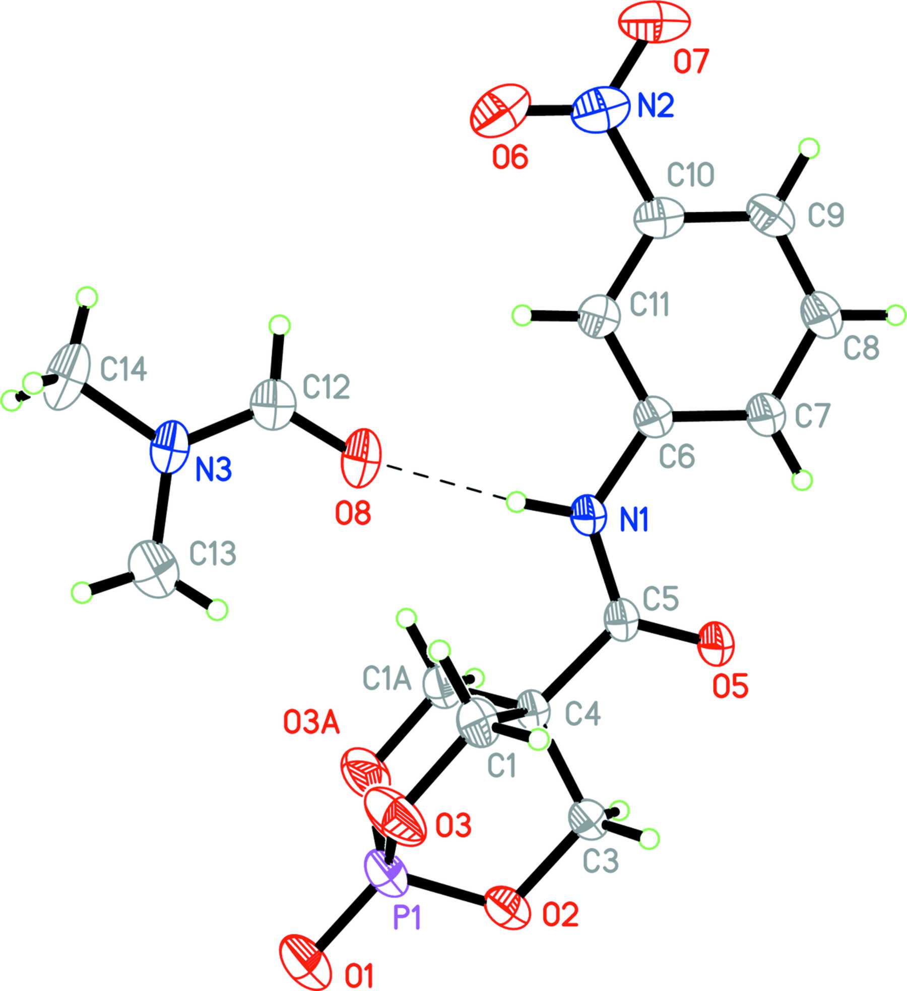 Nitrooctane (IUCr) N -(3-Nitrophenyl)-1-oxo-2,6,7-trioxa-1-phosphabicyclo[2.2.2 ...