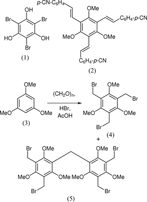 Iucr 1 3 5 Bis Bromomethyl 2 4 6 Trimethoxybenzyl 3 5 Bis Bromomethyl 2 4 6 Trimethoxybenzene