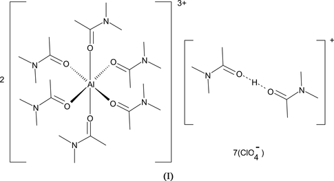 Iucr N N Dimethylacetamide Complex Of Aluminium Iii Perchlorate