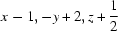 [x-1, -y+2, z+{\script{1\over 2}}]