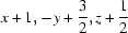 [x+1, -y+{\script{3\over 2}}, z+{\script{1\over 2}}]