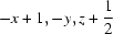 [-x+1, -y, z+{\script{1\over 2}}]