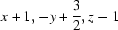 [x+1, -y+{\script{3\over 2}}, z-1]