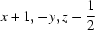 [x+1, -y, z-{\script{1\over 2}}]
