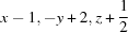 [x-1, -y+2, z+{\script{1\over 2}}]