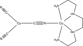 Iucr Triethylenetetramine Copper Ii M Cyanido K2n C Bis Cyanido Kc Copper I