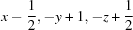 [x-{\script{1\over 2}}, -y+1, -z+{\script{1\over 2}}]