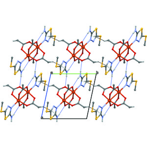 Iucr Crystal Structure Of Tetra M Acetato Bis 5 Amino 2 Methylsulfanyl 1 3 4 Thiadiazole Kn1 Copper Ii