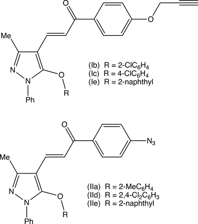 Iucr Functionalized 3 5 Aryloxy 3 Methyl 1 Phenyl 1h Pyrazol 4 Yl 1 4 Substituted Phenyl Prop 2 En 1 Ones Synthetic Pathway And The Structures Of Six Examples