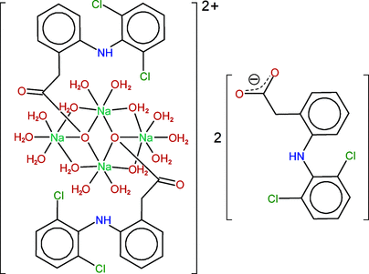 Iucr Crystal Structure Of A New Hydrate Form Of The Nsaid Sodium Diclofenac