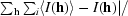 [\textstyle \sum_{\bf h}\sum_{i} \langle I({\bf h}) \rangle - I({\bf h})|/]