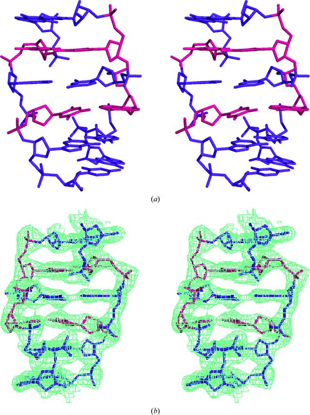 (IUCr) The structure of d(CACACG)·d(CGTGTG)