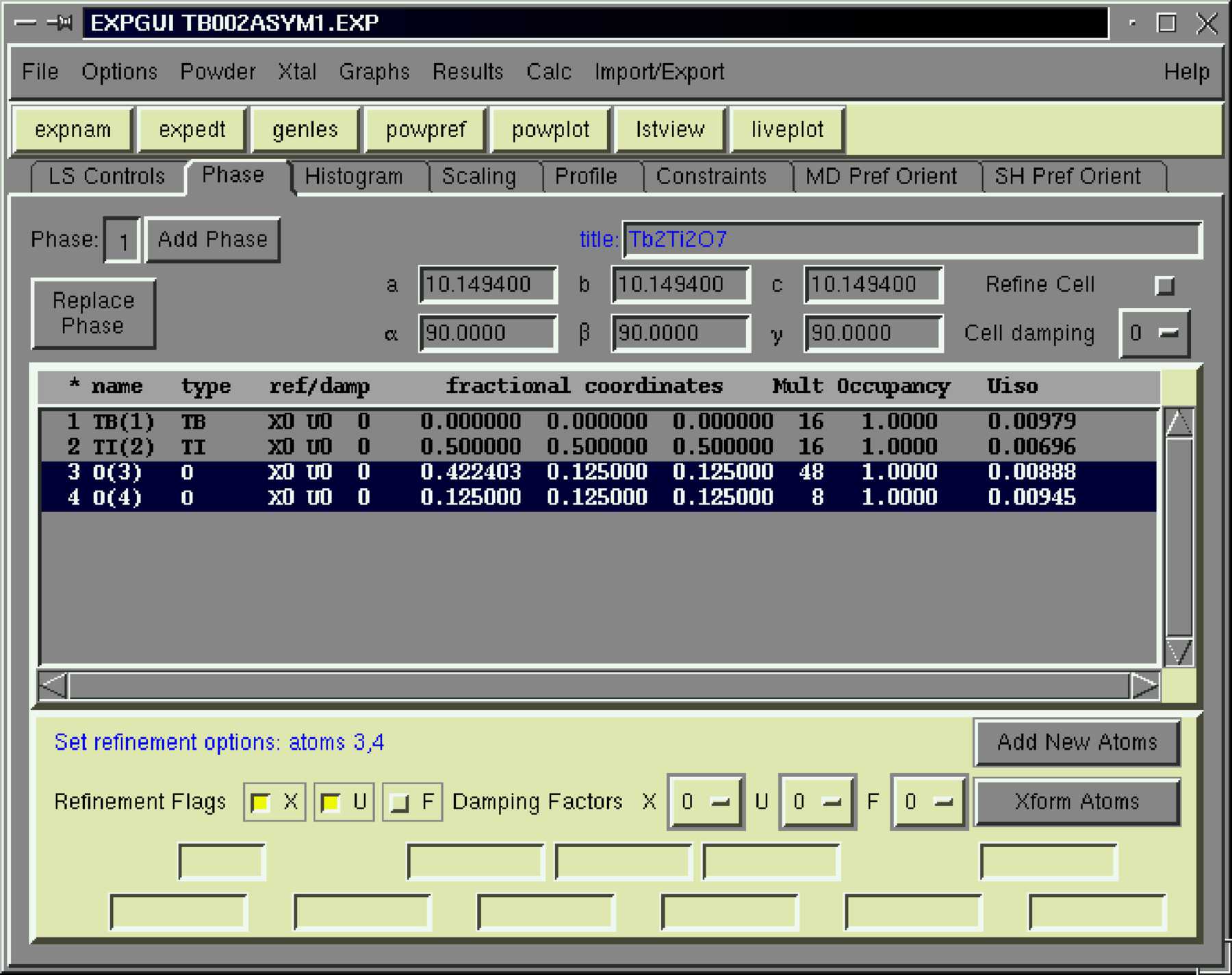 (IUCr) EXPGUI , A Graphical User Interface For GSAS