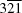 [3\overline 2\overline 1]