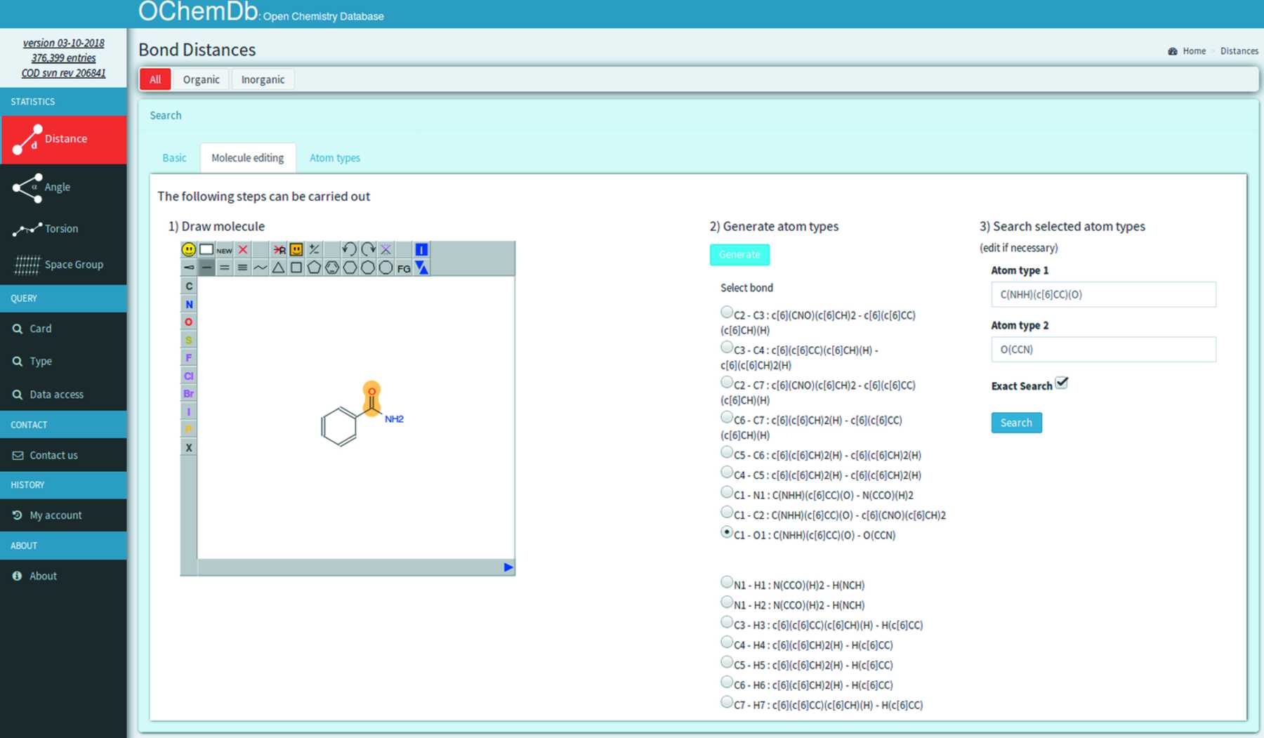 Iucr Ochemdb The Free Online Open Chemistry Database Portal For Searching And Analysing Crystal Structure Information