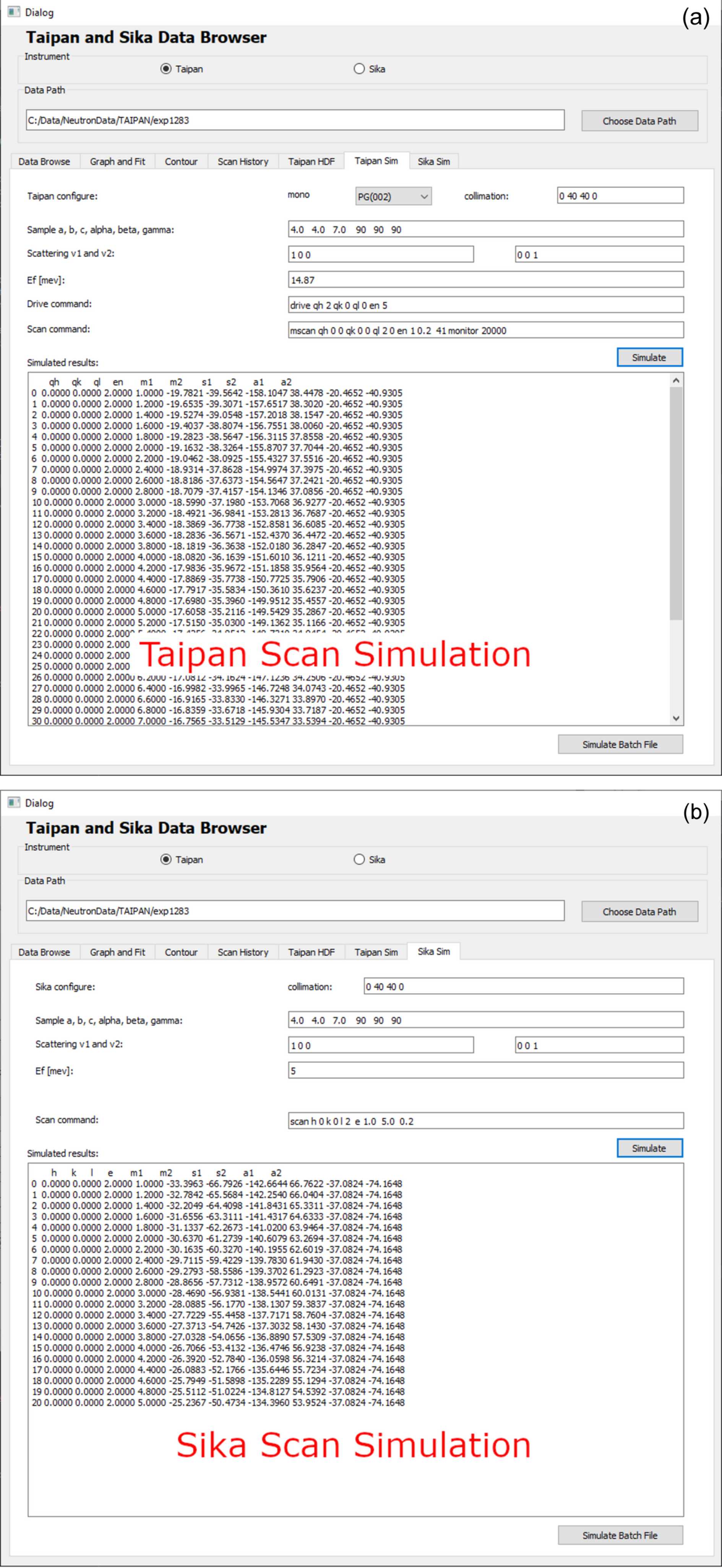 Span Python (IUCr) TasVisAn and InsPy : Python packages for triple-axis ...
