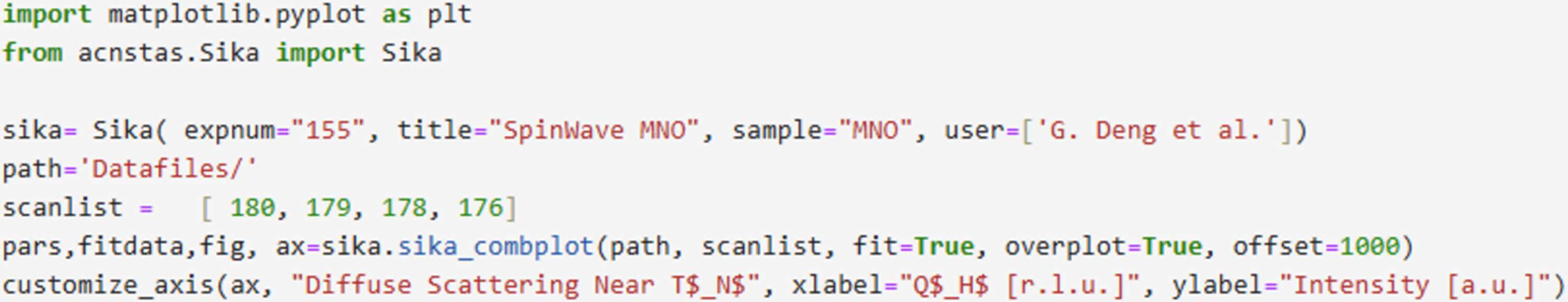 (IUCr) TasVisAn and InsPy : Python packages for triple-axis ...